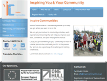 Tablet Screenshot of inspirecommunities.co.uk